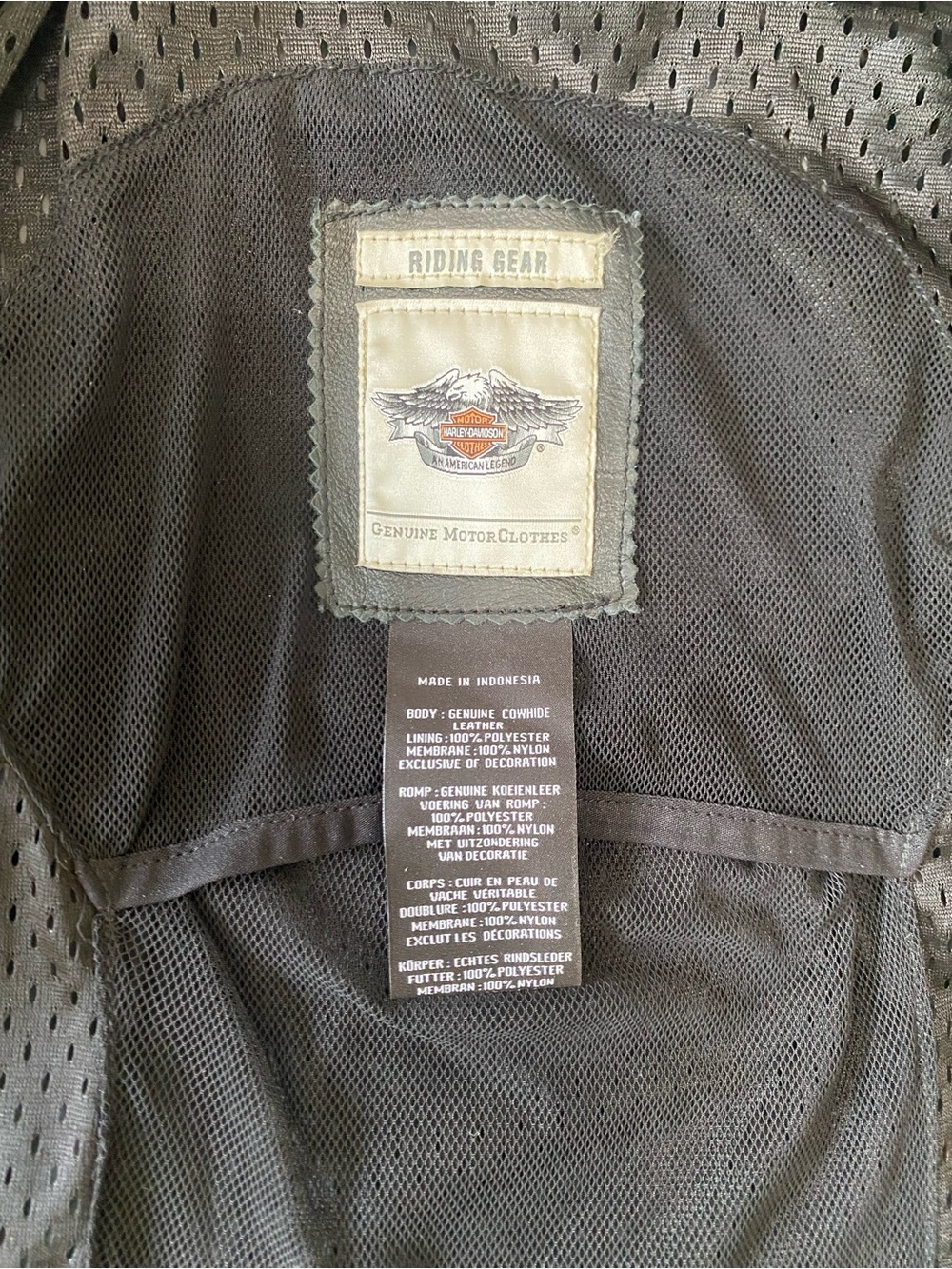 Harley-Davidson Women's “Spirited Eagle” White and Pink Leather Jacket - Picture 11 of 13